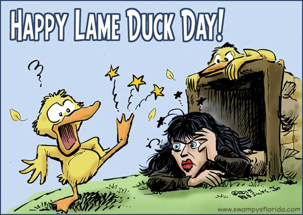 Swampys Florida Says Happy Lame Duck Day Swampys Florida 