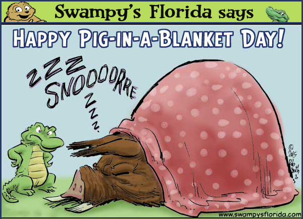 Swampy's Florida says Happy Pigs in a Blanket Day! – Swampy's Florida
